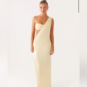 PEPPERMAYO Cooper Maxi Dress- Yellow